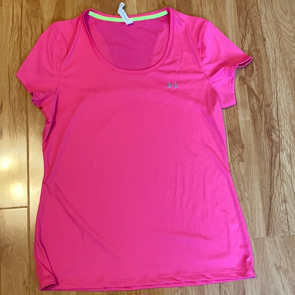 Under Armour Pink Dry Fit Tee
